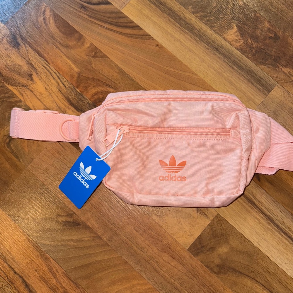 Adidas Originals All Waist Pack Pink Semi‎ Coral Fanny Pack NWT camp hike vacay